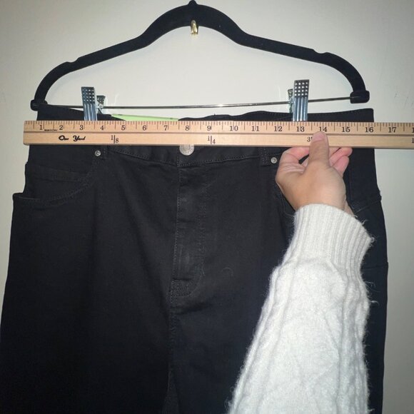 Refuge‎ Denim Rio Mid Rise Push Up Jeans Size 15 Black - Picture 4 of 10